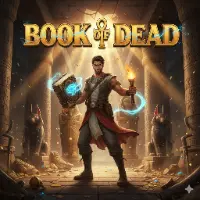 Book of Dead slot game image at Nine Casino for United Kingdom players